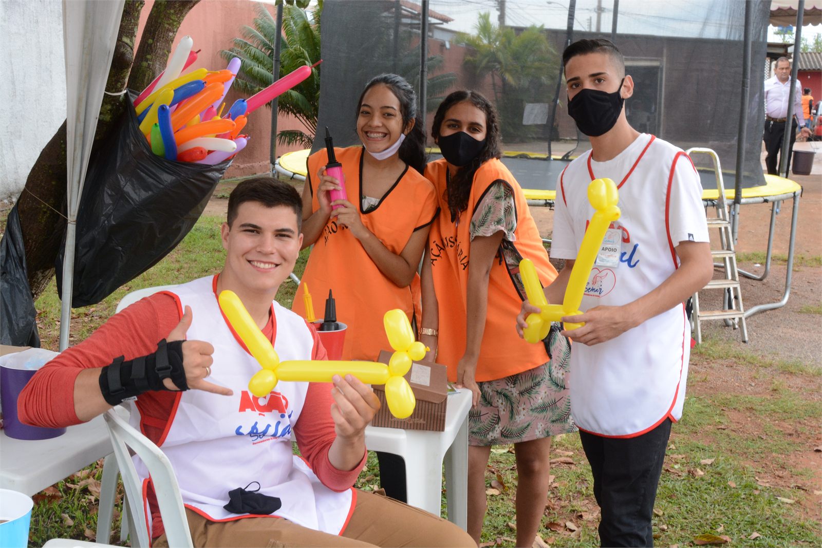Atendimento com alegria